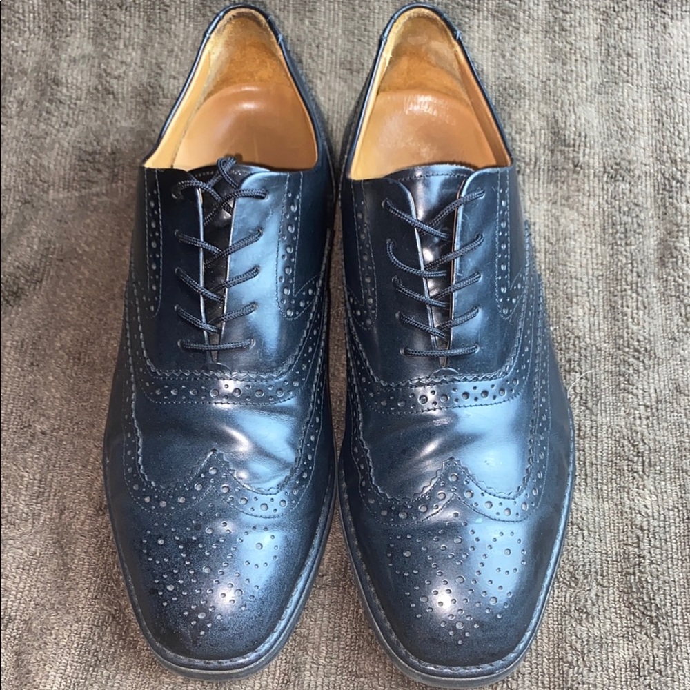 Pre-Loved Rockport Black Oxfords Classic Formal Design